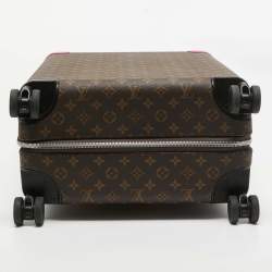 Pre Owned Louis Vuitton Fuchsia Monogram Canvas Horizon 55 Suitcase