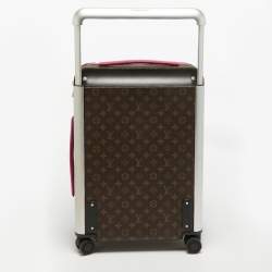 Pre Owned Louis Vuitton Fuchsia Monogram Canvas Horizon 55 Suitcase