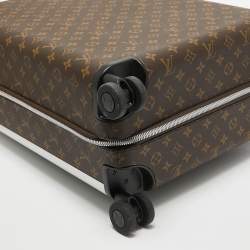 Pre Owned Louis Vuitton Fuchsia Monogram Canvas Horizon 55 Suitcase