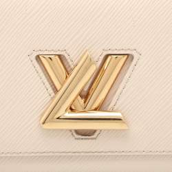 Pre Owned Louis Vuitton Light Beige Epi Leather Twist Braided Handle PM Bag