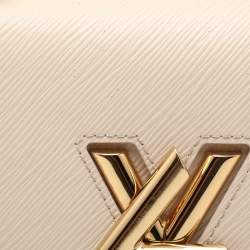 Pre Owned Louis Vuitton Light Beige Epi Leather Twist Braided Handle PM Bag