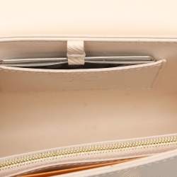 Pre Owned Louis Vuitton Light Beige Epi Leather Twist Braided Handle PM Bag