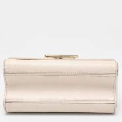 Pre Owned Louis Vuitton Light Beige Epi Leather Twist Braided Handle PM Bag