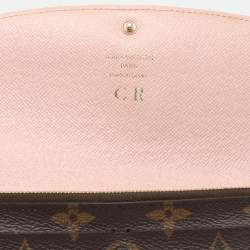 Louis Vuitton Monogram Canvas and Leather Emilie Continental Wallet