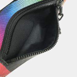 Louis Vuitton Black Taiga Leather Rainbow Soft Trunk Shoulder Bag