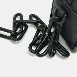 Louis Vuitton Black Taiga Leather Rainbow Soft Trunk Shoulder Bag