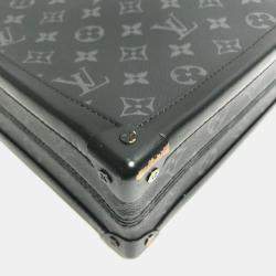 Louis Vuitton Black Monogram Eclipse Canvas Soft Trunk Briefcase Bag