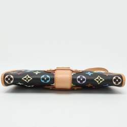 Pre Owned Louis Vuitton Black Monogram Multicolore Canvas and Leather Shirley Pochette Bag