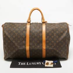 Louis Vuitton Monogram Canvas Keepall 55 Bag