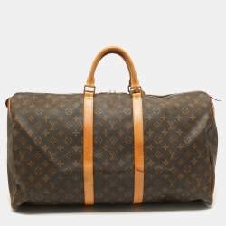 Louis Vuitton Monogram Canvas Keepall 55 Bag