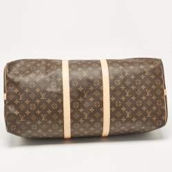 Pre Owned Louis Vuitton Monogram Canvas Keepall Bandouliere 60 Bag
