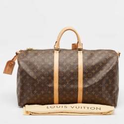 Louis Vuitton Monogram Canvas Keepall Bandouliere 55 Bag