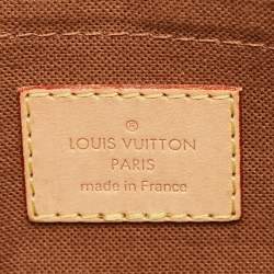 Pre Owned Louis Vuitton Khaki Monogram Canvas Multi Pochette Accessoires Bag