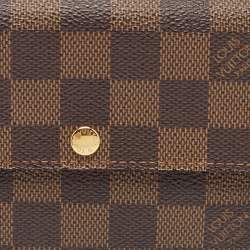 Louis Vuitton Damier Ebene Canvas Sarah Wallet