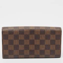 Louis Vuitton Damier Ebene Canvas Sarah Wallet