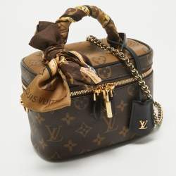 Pre Owned Louis Vuitton Monogram Reverse Canvas Vanity PM Bag