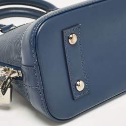 Pre Owned Louis Vuitton Indigo Epi Leather Alma BB Bag
