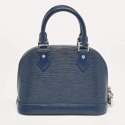 Pre Owned Louis Vuitton Indigo Epi Leather Alma BB Bag