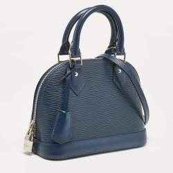 Pre Owned Louis Vuitton Indigo Epi Leather Alma BB Bag