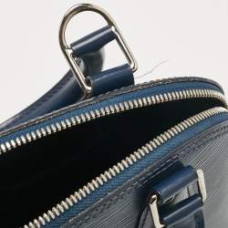 Pre Owned Louis Vuitton Indigo Epi Leather Alma BB Bag