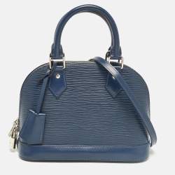 Pre Owned Louis Vuitton Indigo Epi Leather Alma BB Bag