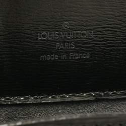 Pre Owned Louis Vuitton Black Epi Leather Cluny Bucket Bag