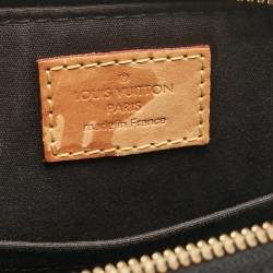 Pre Owned Louis Vuitton Black Magnetique Monogram Vernis Alma BB Bag