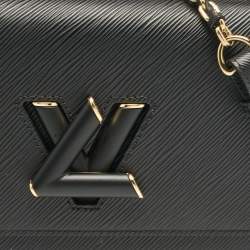Pre Owned Louis Vuitton Black Epi Leather Twist MM Bag