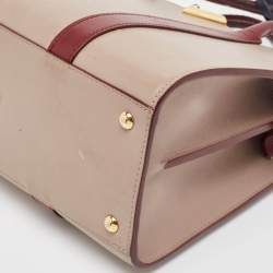 Pre Owned Louis Vuitton Red/Plume Monogram Leather Very MM Bag