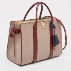 Pre Owned Louis Vuitton Red/Plume Monogram Leather Very MM Bag