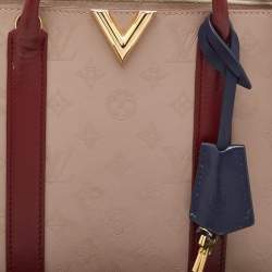 Pre Owned Louis Vuitton Red/Plume Monogram Leather Very MM Bag