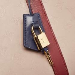 Pre Owned Louis Vuitton Red/Plume Monogram Leather Very MM Bag