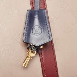 Pre Owned Louis Vuitton Red/Plume Monogram Leather Very MM Bag