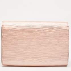 Pre Owned Louis Vuitton Peach Epi Leather Louise PM Bag