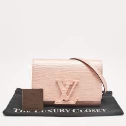 Pre Owned Louis Vuitton Peach Epi Leather Louise PM Bag