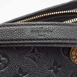 Pre Owned Louis Vuitton Black Monogram Empreinte Leather Surene MM Bag