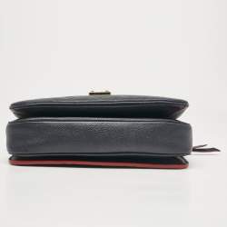 مملوكة مسبقًا Louis Vuitton Blue Monogram Empreinte Leather Pochette Metis Bag