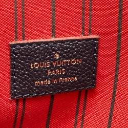 مملوكة مسبقًا Louis Vuitton Blue Monogram Empreinte Leather Pochette Metis Bag
