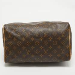 Pre Owned Louis Vuitton Monogram Canvas Speedy 30 Bag