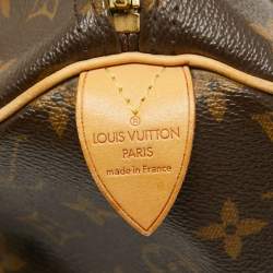 Pre Owned Louis Vuitton Monogram Canvas Speedy 30 Bag