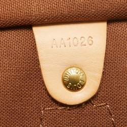 Pre Owned Louis Vuitton Monogram Canvas Speedy 30 Bag