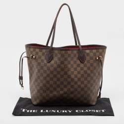 Louis Vuitton Damier Ebene Canvas Neverfull MM Bag