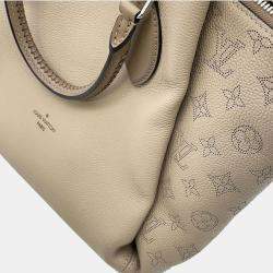 Louis Vuitton Galet Monogram Mahina Leather Haumea Satchel Bag