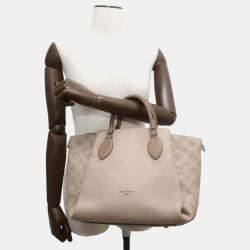 Louis Vuitton Galet Monogram Mahina Leather Haumea Satchel Bag