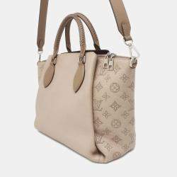 Louis Vuitton Galet Monogram Mahina Leather Haumea Satchel Bag