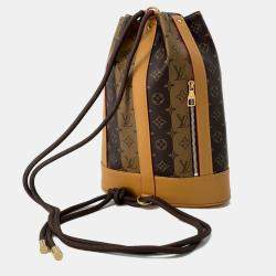 Louis Vuitton x Nigo Brown Monogram Reverse Randonnee Backpack