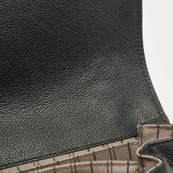 Pre Owned Louis Vuitton Black Monogram Empreinte Pochette Metis Shoulder Bag