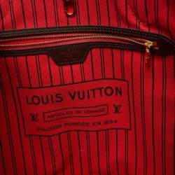 Louis Vuitton Damier Ebene Canvas Neverfull GM Bag
