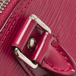 Pre Owned Louis Vuitton Fuchsia Epi Leather Alma BB Bag