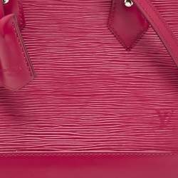 Pre Owned Louis Vuitton Fuchsia Epi Leather Alma BB Bag